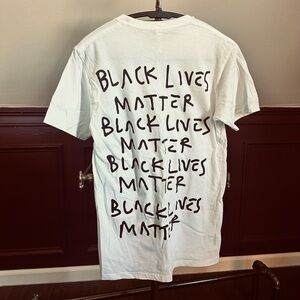 GUCCI GHOST graffiti Casper monogram BLM white t-shirt RARE